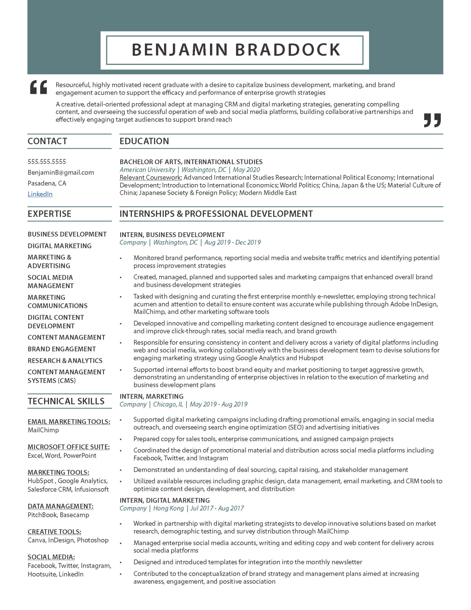 Modern Resume Formatting Examples CareerLaunch Resume Samples